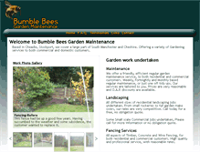 Tablet Screenshot of bumblebeesgardenmaintenance.co.uk